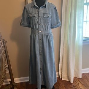 Denim dress size M